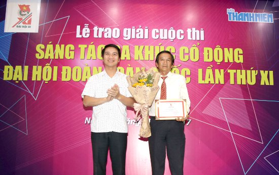 Bài hát “Thanh niên Việt Nam tiến bước” đạt giải nhất cuộc thi sáng tác ca khúc cổ động Đại hội Đoàn toàn quốc lần thứ XI 